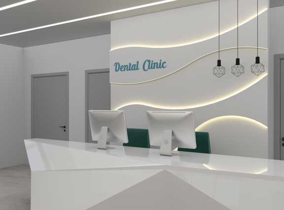 طراحی کلینیک دندان پزشکی ازگل 2
